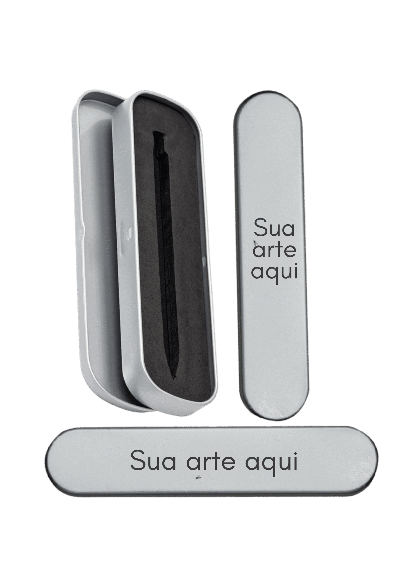 Estojo metal para canetas