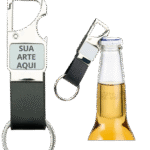 Chaveiro de níquel com mosquetão