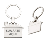 Chaveiro Metal Casa